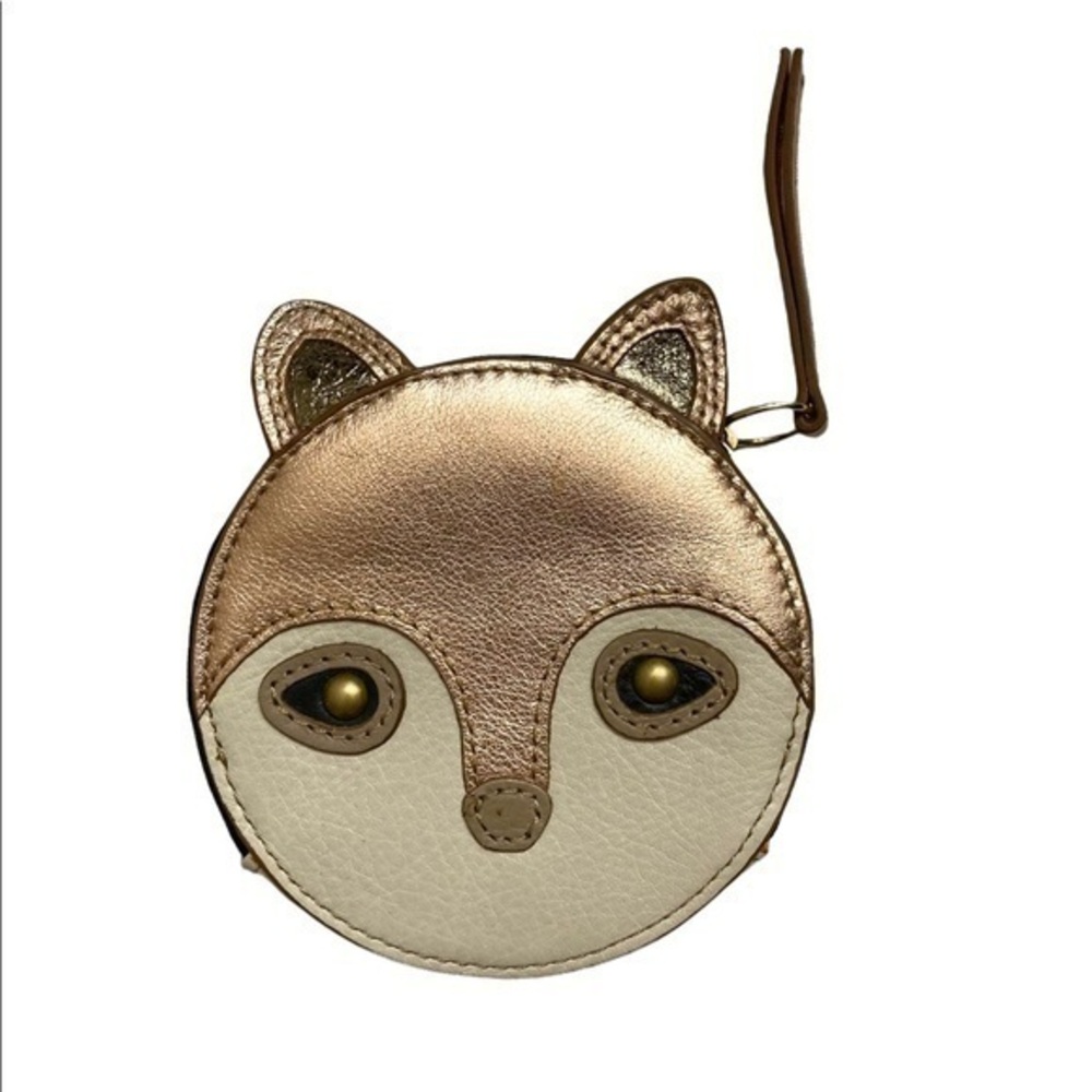 Fossil raccoon or fox coin wallet bag purse
